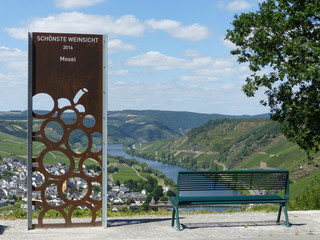 Schönste Weinsicht Mosel 2016 bei Leiwen / Mosel