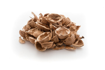 Pile of shells nutshells