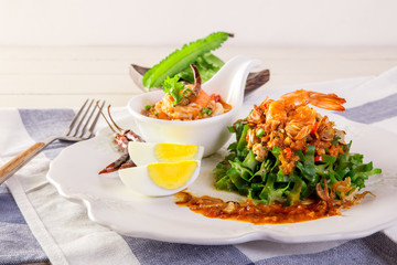 Wing Bean Shrimp Salad