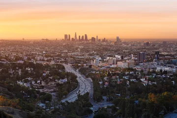 Foto auf Alu-Dibond Innenstadt von Los Angeles, Kalifornien © Beboy