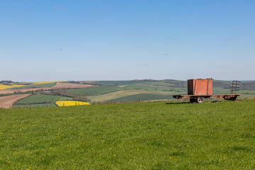 Spring Farm Landscape