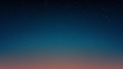 Fototapeta na wymiar Evening shining starry sky, blue space background with stars, cosmos