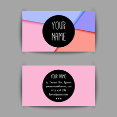 Business card template