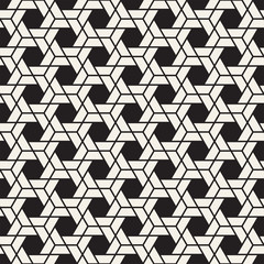 Vector seamless lines mosaic pattern. Modern stylish abstract texture. Repeating geometric tiles