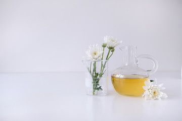 cosmetic nature skincare and essential oil aromatherapy .organic natural science beauty product .herbal alternative medicine . mock up.