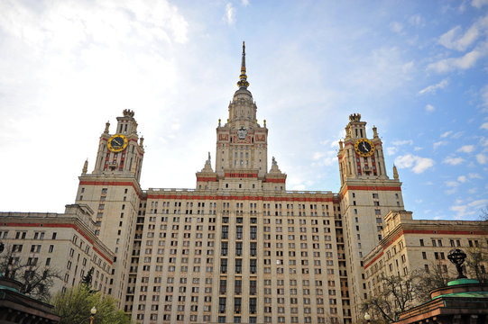Main building in Moscow state university