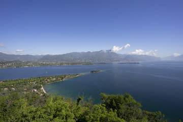 Fototapeta premium Aussicht Rocca di Manerba