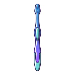 Trendy toothbrush icon. Cartoon of trendy toothbrush vector icon for web design isolated on white background