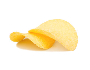 Two potato chips