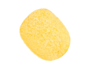 Potato chips isolated