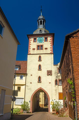 Brunnentor in Klingenberg am Main, Spessart, Unterfranken