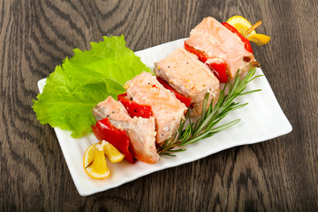 Salmon Skewer