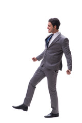 Businessman isolated on the white background