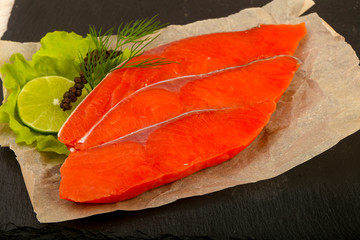 Salted salmon