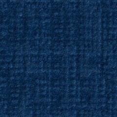 Saturated blue paper texture with relief surface. Seamless square background, tile ready.