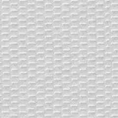 Fototapeta na wymiar Beautiful white paper texture with unusual pattern. Seamless square background, tile ready.