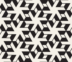 Vector seamless pattern. Modern stylish abstract texture. Repeating geometric tiles