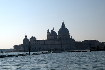 Fototapeta na wymiar Venice; Chiesa di San Giorgio Maggiore viewed from the lagoon