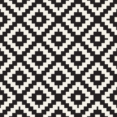 Fototapeta premium Seamless surface geometric design. Repeating tiles ornament background. Vector shapes pattern