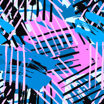Urban seamless funky geometric pattern