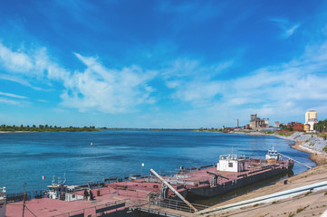 Ferryboat on the big river