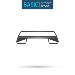 Sport equipment simple icon