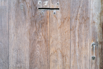Doors of an old wooden house