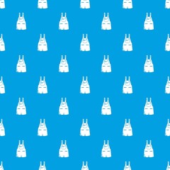 Jumpsuit pattern vector seamless blue repeat for any use