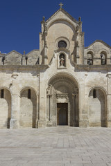 Fototapeta na wymiar San Giovanni battista church in Matera, Italy