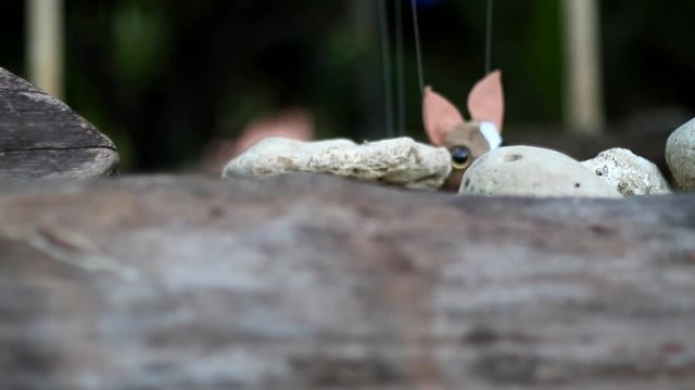 Chihuahua string puppet