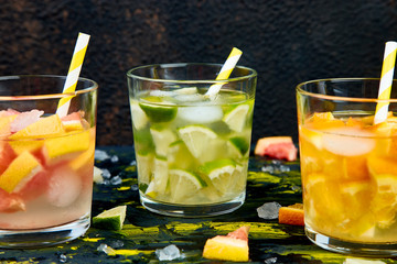 Healthy Detox citrus water or lemonade.