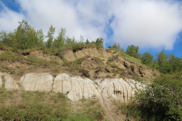 Hoodoos In Dawson Park, Edmonton, Alberta