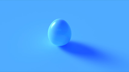 Blue Egg 3d Illustration