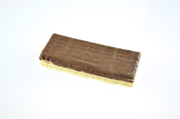 Close-up of delicious wafer