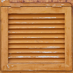 background of old grunge wooden texture with shutters. part of antique old door. For photography product backdrop.
