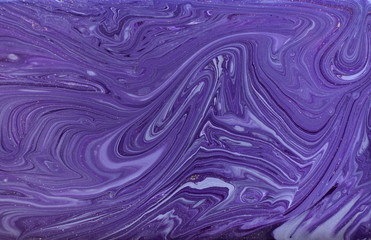 Marble abstract acrylic background. Violet marbling artwork texture. Marbled ripple pattern.