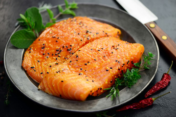 Lachs Marinade