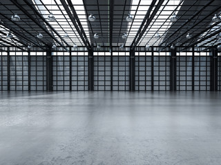 empty factory interior