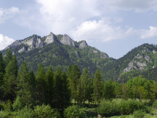 Pieniny.Trzy Korony widok z schroniska pttk © barbara