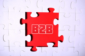 Puzzle with the word:B2B