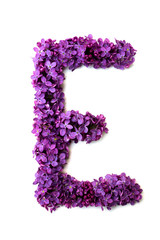 Lilac alphabet
