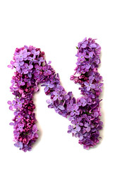 Lilac alphabet