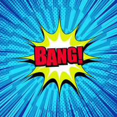 Obraz premium Comic book page concept