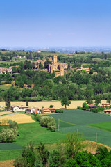 Fototapeta na wymiar Castell'Arquato, Castello, Emilia Romagna, Italia, Europa, Italy, Europe