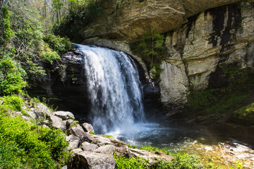 Fototapeta na wymiar Looking Glass Falls, North Carolina