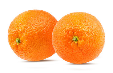Juicy orange isolated on white background with clipping path