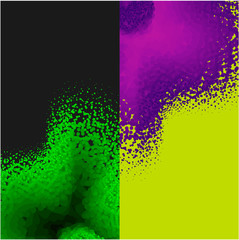 Backgrounds with colour abstract drops.