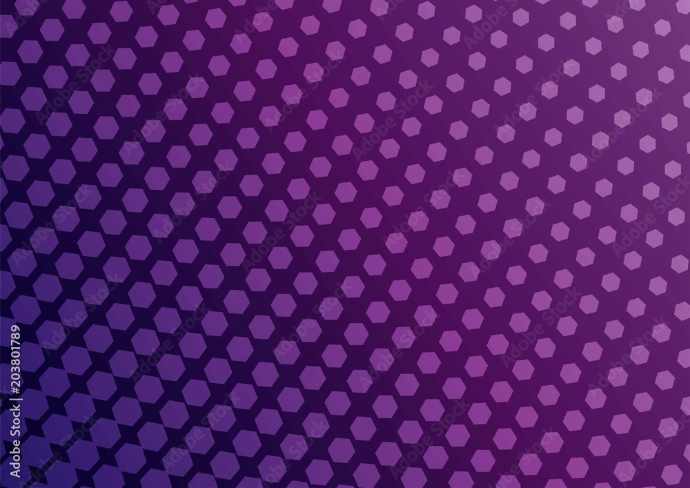 Aufkleber abstract pink and purple color of geometric shapes halftone pattern. texture pixel curved mosaic dot