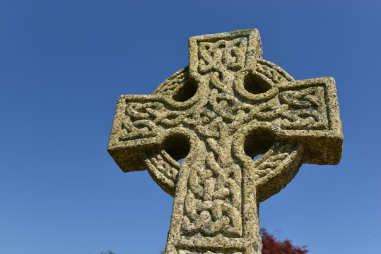 Celtic cross, U.K.
Graveyard stone.