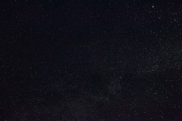 the night sky in the constellations